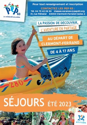 Dépliant séjours été 2023
